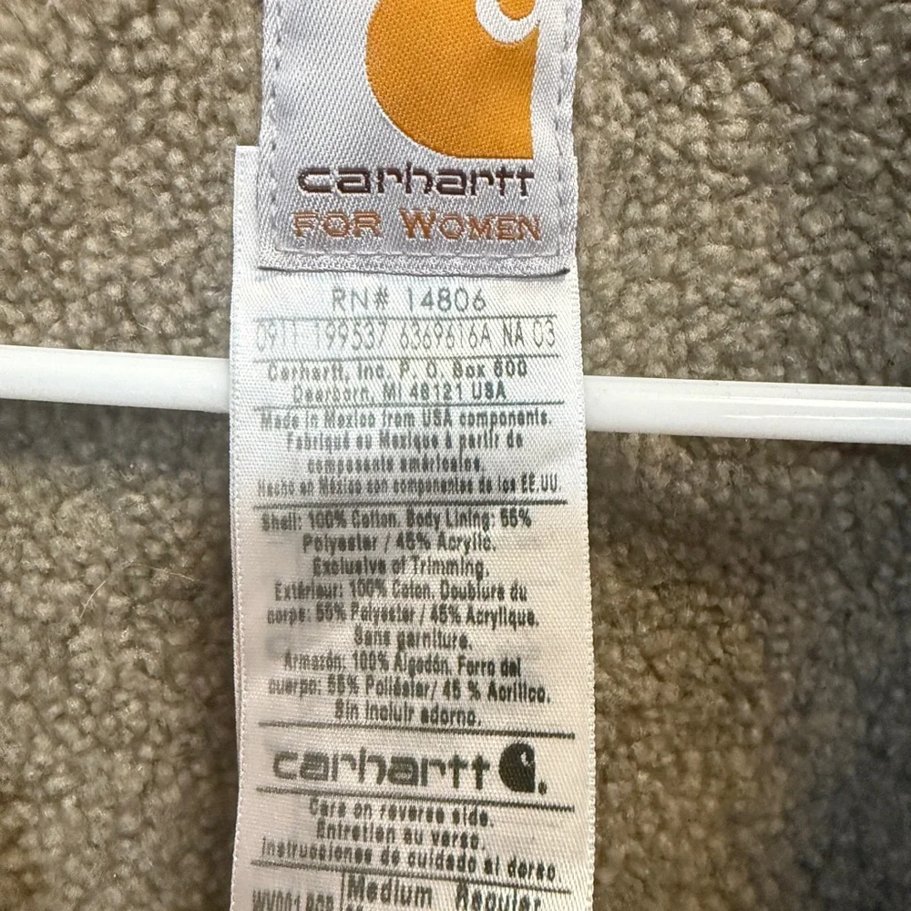 Carhartt Violet Vest with Sherpa Lining - Picture 4 of 8